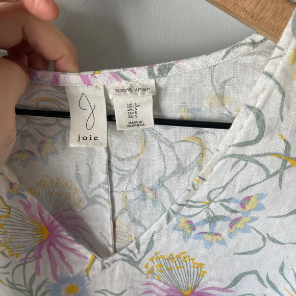Joie Women's 100% Linen Floral Sundress Size Small - Picture 3 of 4